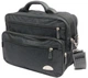 Сумка мужская для документов полу-каркас 35х26х14 см Wallaby черная (26531-black) - изображение 4
