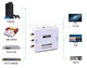 Конвертер AV/RCA/тюльпани -> HDMI AV2HDMI, RCA2HDMI, хдмі аналог>цифра адаптер перетворювач (537646892) Білий - зображення 8