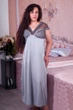 Рубашка Fleur Lingerie КАРИНА 50 светло серый - изображение 1