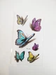 Butterfly тимчасове Flash тату Метелик татуювання-наклейки 6 шт temporary tattoo - зображення 5