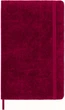 Записная книга Moleskine Velvet 13 х 21 см 240 страниц в линию Красный в подарочном боксе (8056598851298) - изображение 1