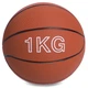М'яч медичний медбол Zelart Record Medicine Ball 1кг помаранчевий (SC-8407-1) - зображення 1