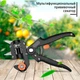 Секатор прививочный Professional Grafting Tool Plus с 3 ножами для обрезки и прививки деревьев Черный - изображение 7