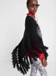 Пончо Desigual 19WAIF10-2000 U Черное с принтом (8434486869875) - изображение 8