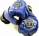 Перчатки для MMA M1 Lev Sport бои без правил кожа blue size L - изображение 1