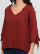 Демисезонная блуза Vero Moda VY-130816-087 M (20781M) Бордовый - изображение 3
