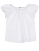 Блуза из хлопка с короткими рукавами Benetton 5EW75QFR0 120 cm (88196120cm) Белый - изображение 1