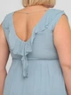 Вечірня сукня однотонна Twinset QA7PAA 3XL (930953XL) Блакитний - зображення 4