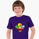 Дитяча футболка Бравл Старс (Brawl Stars) (25186-1701) 122-128 см Бавовна Фіолетовий - зображення 1