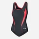 Купальник слитный женский Aqua Speed Kate 413-36 44 (2XL) Серый/Коралловый (5908217667953) - изображение 3