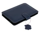 Кожаный чехол-обложка Happycase для&nbsp;EvroMedia Cambridge Blue - зображення 3