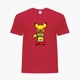 Детская футболка Бравл Старс Леон Пикачу (Brawl Stars Leon Pikachu) (25186-2601) 122-128 см Хлопок Красный - изображение 1