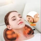 Массажная подушка Car and Home Massage Pillow 8 роликов массажер для головы и шеи в машину массаж против болей - изображение 6