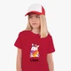Детская футболка для девочек Лайк Единорог (Likee Unicorn) (25186-1037-4) 134-140 см Хлопок Красный - изображение 4
