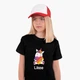 Детская футболка для девочек Лайк Единорог (Likee Unicorn) (25186-1037-7) 88-104 см Хлопок Черный - изображение 1