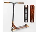 Самокат трюковый Best Scooter BS77225, колеса 110 мм, HIC-система, пеги, дека с принтом, Черно-оранжевый - изображение 1