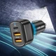 Автомобільне зарядне USLION US0149 36W 3xUSB - зображення 6