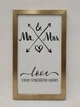 Постер Mr&Mrs в пластиковой раме 22х37см FRAMES.POSTERS.DECOR - изображение 1