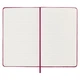 Записник Moleskine Velvet середній лінія червоний+бокс 8056598851298 - изображение 4