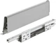 Комплект выдвижных ящиков с доводчиком Hafele Matrix Box S до 35 кг 120 х 500 мм Серый (552.54.695) - изображение 1