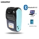 Портативный Bluetooth термопринтер для смартфона Goojprt PT-120, POS-принтер чеков Голубой - изображение 1