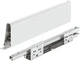 Комплект выдвижных ящиков с доводчиком Hafele Matrix Box S до 35 кг 120 х 500 мм Белый (552.54.795) - изображение 1
