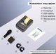 Портативный термопринтер UKRMARK DP23BK, USB/Bluetooth, рулоны 15-58 мм, для чеков/этикеток, черный, печать на термобумаге и полимерных этикетках - изображение 5