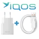 Комплект заряджання IQOS + USB Type-C кабель, 1м для заряджання IQOS 3.0, 3 DUO, Multi - зображення 1