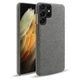 Захисний чохол KSQ Cloth Style для Samsung Galaxy S22 Ultra - Grey - зображення 1