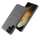 Захисний чохол KSQ Cloth Style для Samsung Galaxy S22 Ultra - Grey - зображення 2