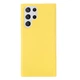 Силиконовый (TPU) чехол Deexe Silicone Case для Samsung Galaxy S22 Ultra - Yellow - изображение 3