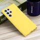 Силиконовый (TPU) чехол Deexe Silicone Case для Samsung Galaxy S22 Ultra - Yellow - изображение 4