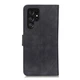 Чехол-книжка с застежкой KHAZNEH Retro Wallet для Samsung Galaxy S22 Ultra - Black - изображение 4