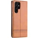 Чехол-книжка AZNS&nbsp;Classic Series для Samsung Galaxy S22 Ultra - Brown - изображение 3