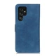 Чехол-книжка с застежкой KHAZNEH Retro Wallet для Samsung Galaxy S22 Ultra - Blue - изображение 4
