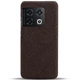 Защитный чехол KSQ Cloth Style для OnePlus 10 Pro - Brown - изображение 3