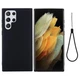 Силіконовий (TPU) чохол Deexe Silicone Case для Samsung Galaxy S22 Ultra - Black - зображення 2