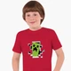 Дитяча футболка для хлопчиків Майнкрафт (Minecraft) (25186-1709-4) 134-140 см Бавовна Червоний - зображення 2