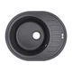 Кухонная мойка Lidz 620x500/200 BLA-03 (LIDZBLA03620500200) - изображение 1
