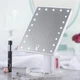 Косметичне дзеркало для макіяжу з підсвічуванням large led mirror 22 лід ламп обертання на 180° Білий - зображення 2