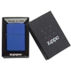 Зажигалка Zippo 229ZL BLUE MATTE синяя - изображение 3