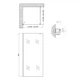 Душова перегородка Qtap Walk-In Standard CRM209.C8 90х190 см, скло Clear 8 мм, покриття CalcLess - зображення 2
