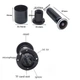 Видеоглазок wifi беспроводной c датчиком движения и записью HD1080P HQCAM-1101, с USB кабелем 3 метра (100542) - изображение 4