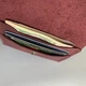Шкіряний гаманець mini Бордовий матовий - зображення 4