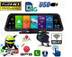 Видеорегистратор на торпеду 10" 4G Sim GPS Android Bluetooth FM передатчик Full HD GF E98 Plus / 4Ядра / 32Gb / 2Gb Ram / с камерой заднего вида - зображення 1