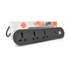 Сетевой фильтр ТВ-Т56, 3 розетки + 3 USB, 2 м, сечение 3х0,75мм, 2500W, Black, Box - изображение 2