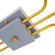 Светодиодная (LED) люстра BR-01 640C/6 LED 40 +N+C GY Brille 24-813 - изображение 2