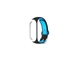 Ремешок Nike style с металлической застежкой для фитнес-браслета Xiaomi Mi Band 4 и 3 Черный с голубым (mrk9296) - изображение 6