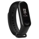 Силиконовый ремешок MRK для фитнес браслета Xiaomi Mi Band 4/3 Чёрный с металлической кнопкой (mrk21042047) - изображение 5