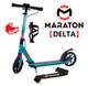 Дитячий двоколісний самокат Maraton DELTA (2021) Бірюзовий + LED-ліхтарик, тримач - зображення 11